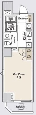 ミリアレジデンス浅草橋III(旧LiveCasa浅草橋)の物件間取画像